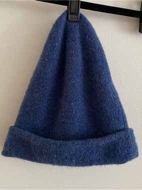 Club Monaco Blue Knit Hat one size